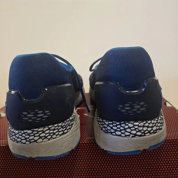 UNDER ARMOUR UA HOVR SONIC 3 Blue Running Shoes Casual Sneakers Gym Mens Size 14 - Picture 10 of 16